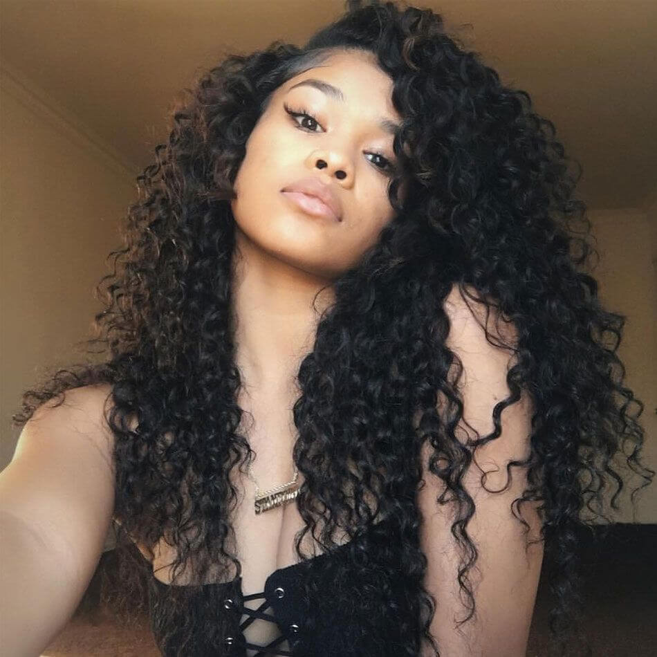 Malaysian Deep Wave 3 Bundles Evan Hair 10a Grade Deep Curly Hair