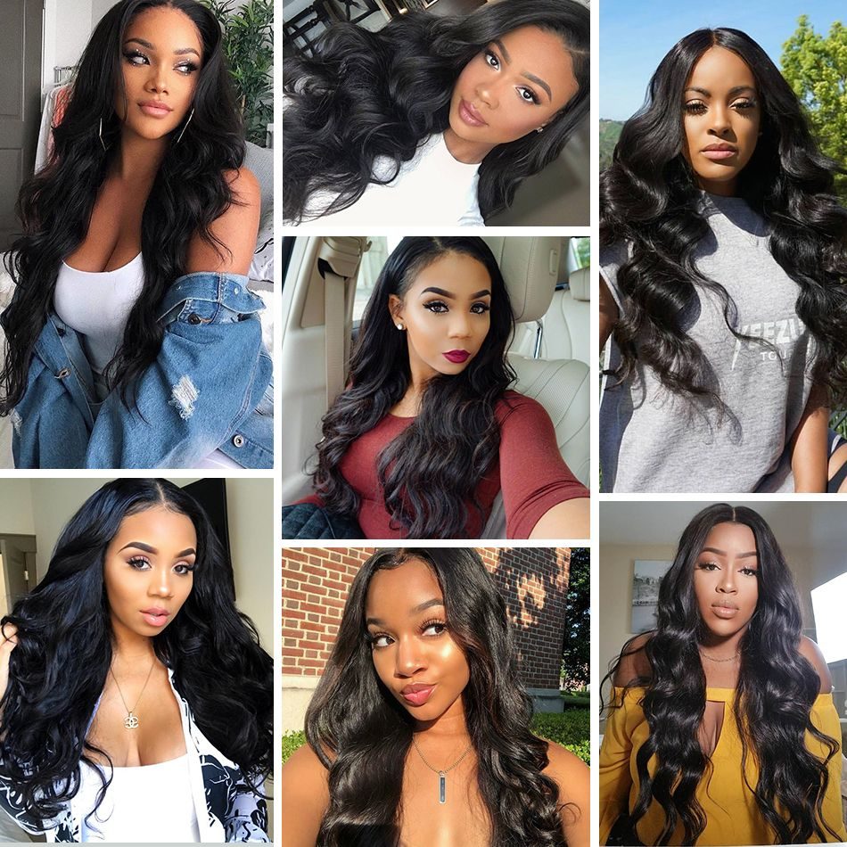 Body Wave Lace Closure Wigs With Baby Hair Human Hair Wigs 4×4 Body Wave Lace Closure Front Wigs Full Ends - Image 6