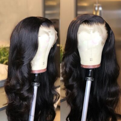 Body Wave Lace Front Wigs 13×4 Brazilian Body Wave Hair Pre Plucked Lace Front Wigs For Black Woman 180% density - Image 4