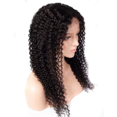 4×4 Kinky Curly Lace Closure Wigs With Baby Hair Virgin Curly Human Hair Front Wigs Pre Plucked For Full Head - Image 5