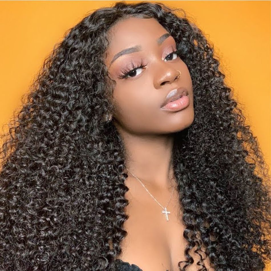Kinky Curly Hair Lace Front Human Hair Wigs Pre Plucked 13×4 Brazilian Hair Kinky Curly Wave Wig With Baby Hair - Image 6