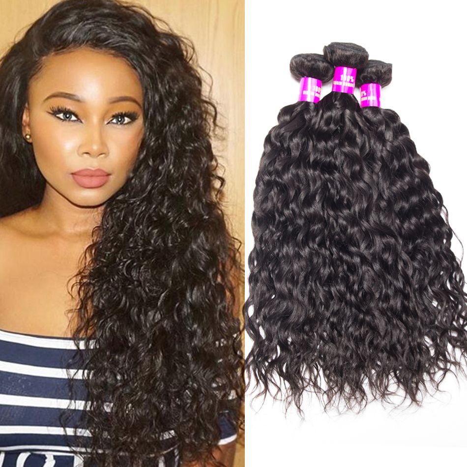 Brazilain water wave hair weave