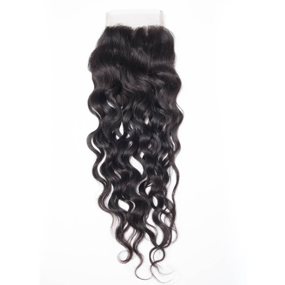 water wave closure,water wet and wavy,Brazilian water wave closure,human water wave closure,Remy water wave closure,vigin water wave closure