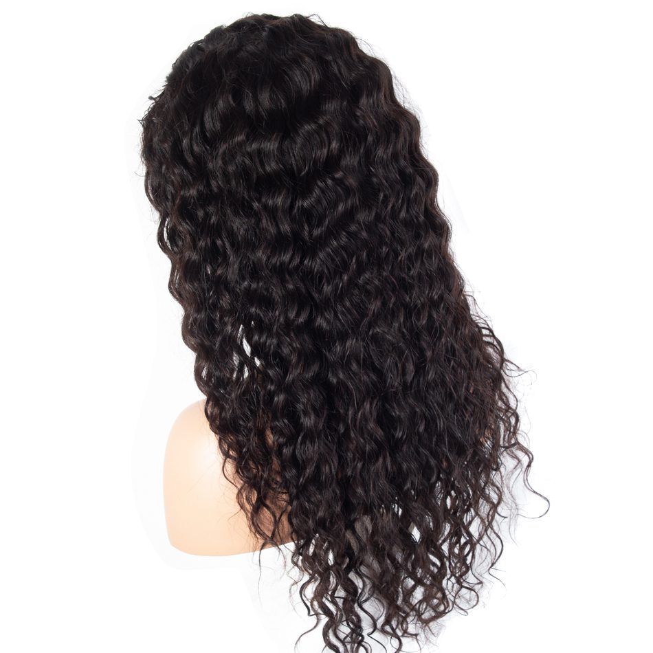 Water Wave Lace Front Wigs With Baby Hair Brazilian 4×4 Pre Plucked Wet And Wavy Lace Clousre Wigs For Full Head - Image 7