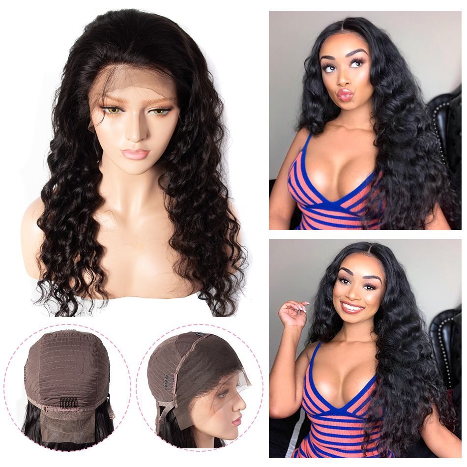 Loose Deep Wave 4×4 Lace Closure Wigs With Baby Hair 180% Density for Women - Image 6