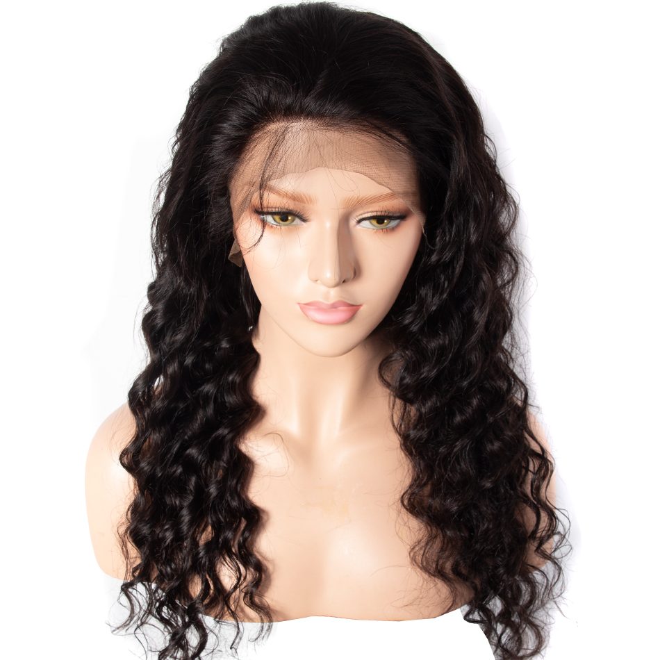 Loose Deep Wave 4×4 Lace Closure Wigs With Baby Hair 180% Density for Women - Image 2