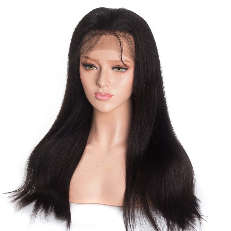 Straight Lace Front Wigs Hair 13 4 With Baby Hair 100 Virgin