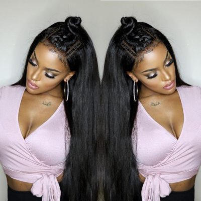 Evanhair 13×4 Lace Front Straight Wig – 100% Human Hair Natural Look