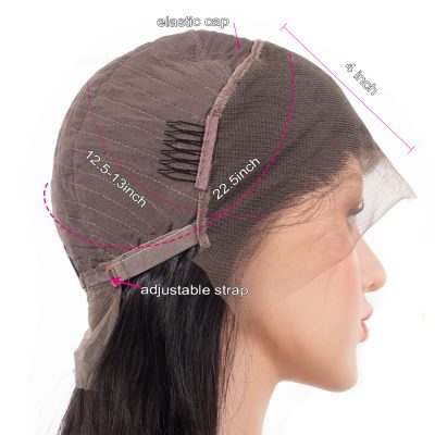 Evanhair 13×4 Lace Front Straight Wig – 100% Human Hair Natural Look