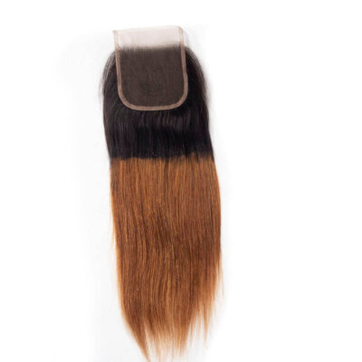 1B/30 Brown Color Brazilian Body Wave With Closure Full Head Evan Hair Ombre Body Hair Bundles Closure - Image 5