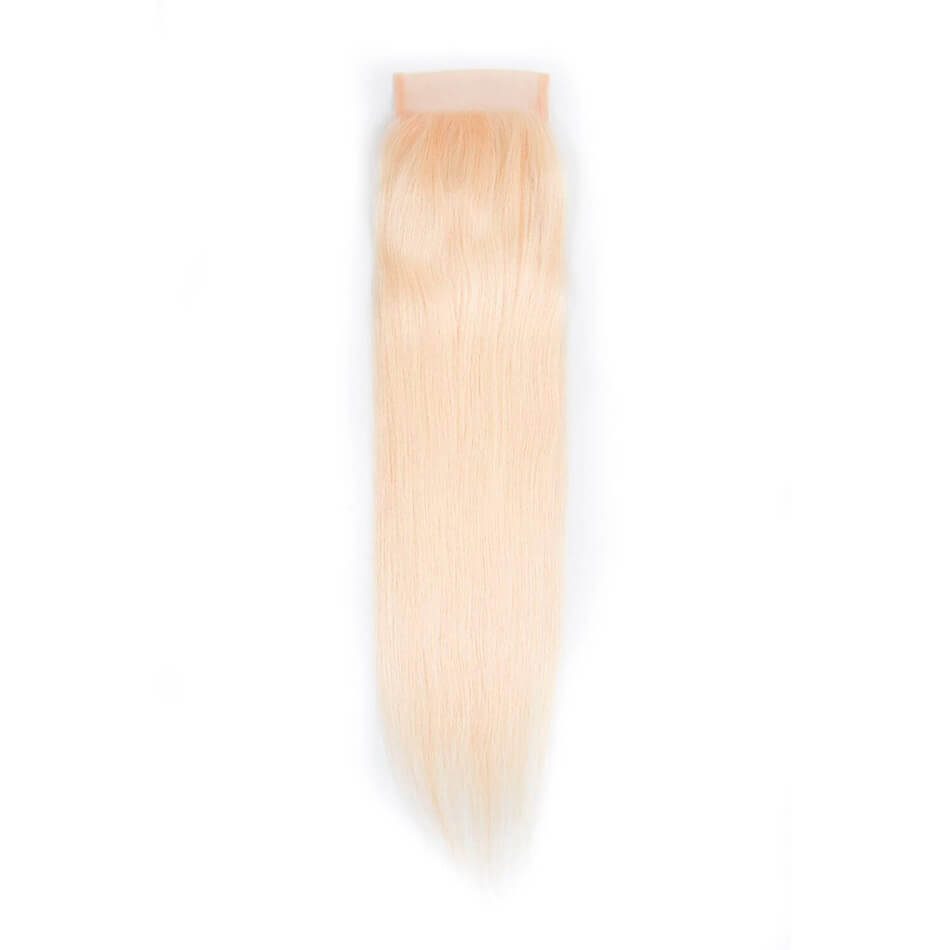 613 Color Hair Bundles Brazilian Blonde Hair Straight Hair 3 Bundles With Closure Virgin Straight Hair Bundles Deals - Image 6