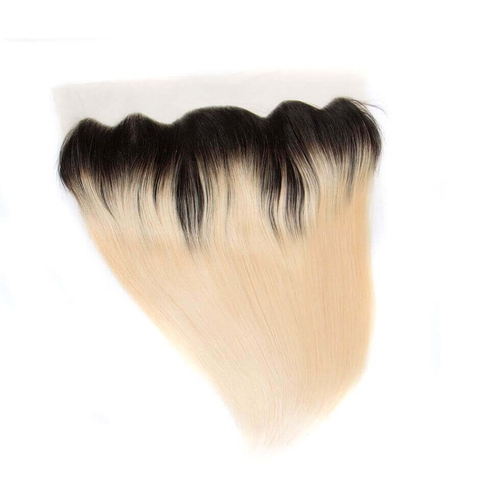Blonde 1B/613 Hair Straight Hair 3 Bundles With 13×4 Lace Frontal Closure 100% Virgin Human Hair Bundles Deals - Image 6