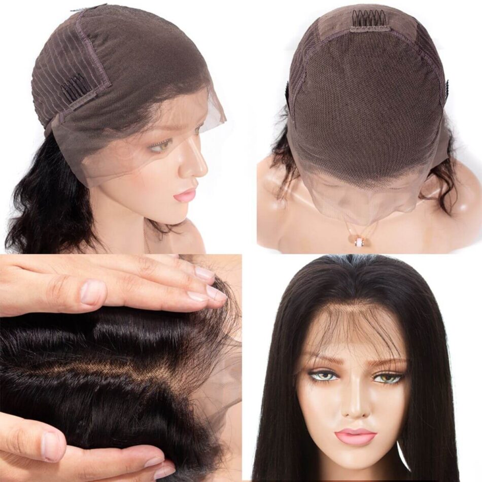 Brazilian Deep Front Wigs 13×6 Pre Plucked Full 100% Virgin Human Hair Deep Wave Curly Front Wigs With Baby Hair Sale - Image 5