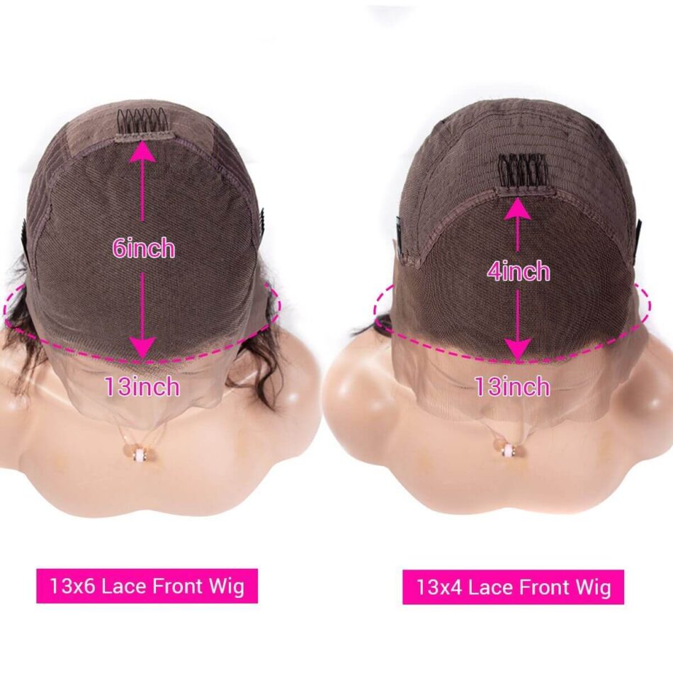 Straight Hair 13×6 Lace Front Wigs 100% Virgin Human Hair Straight Lace Front Wigs With Baby Hair 180% Density - Image 5