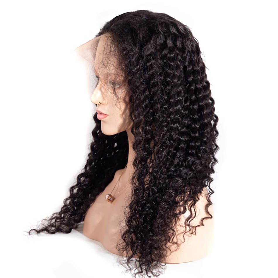 Brazilian Deep Front Wigs 13×6 Pre Plucked Full 100% Virgin Human Hair Deep Wave Curly Front Wigs With Baby Hair Sale - Image 4