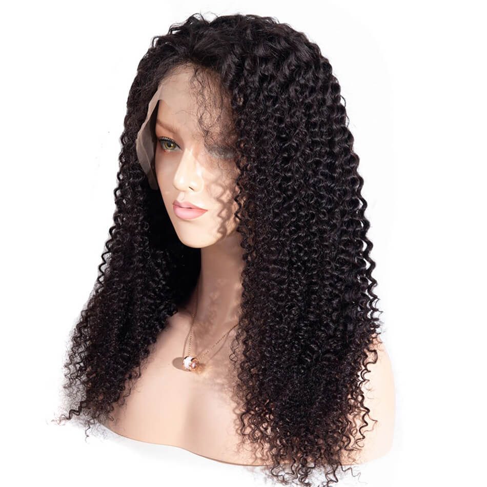 Curly Hair 13×4 Transparent Lace Front Wigs Human Hair Wigs Pre Plucked Brazilian Curly Hair Long Wig Sale - Image 5