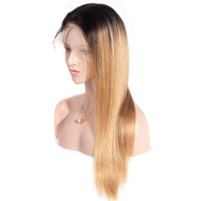 13×6 1B 27 Color Straight Front Wig Brazilian Virgin Human Hair Wigs Ombre Hair Pre Plucked Full 10-24 Inch Sale - Image 3