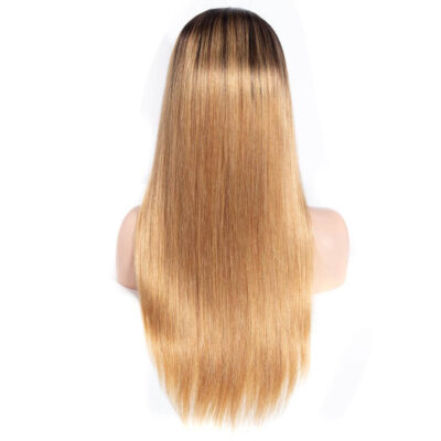 13×6 1B 27 Color Straight Front Wig Brazilian Virgin Human Hair Wigs Ombre Hair Pre Plucked Full 10-24 Inch Sale - Image 5
