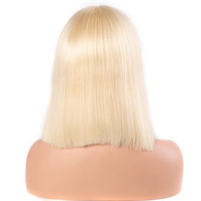 Evanhair 613 Blonde Straight Bob Wig – 100% Human Hair Natural Look