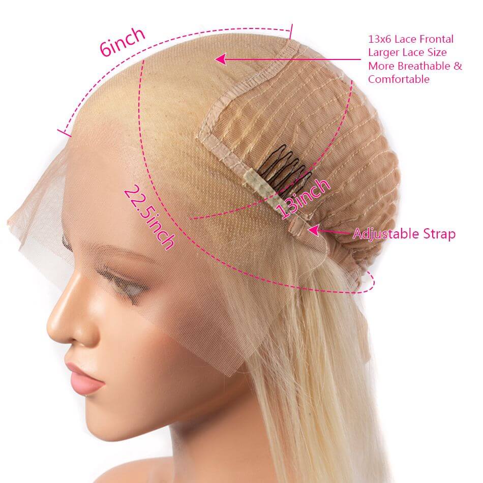 Evanhair-613-blonde-straight-wig-human-hair-lace-front Evanhair 613 Blonde Straight Bob Wig – 100% Human Hair Natural Look