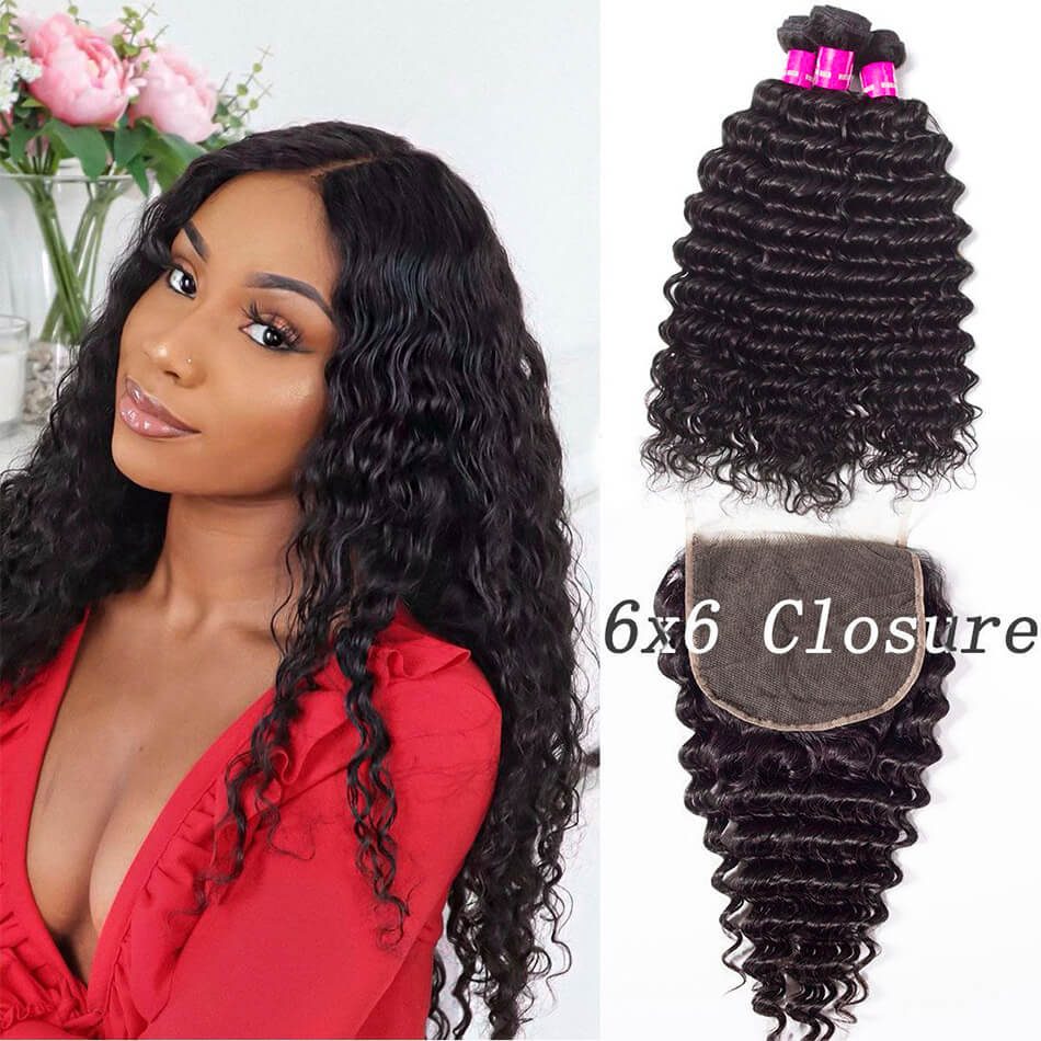 6x6 closure with deep wave,6x6 closure with deep bundles,6x6 lace closure deep,deep hair with 6x6 closure,bundles with 6x6 lace closure,6x6 closure and bundles