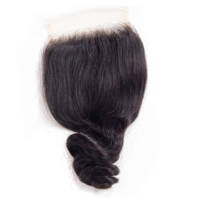 Best Loose Wave 3 Bundles With Transparent Closure 10A Evan Hair Brazilian Loose Bundles Transparent Lace Closure - Image 5