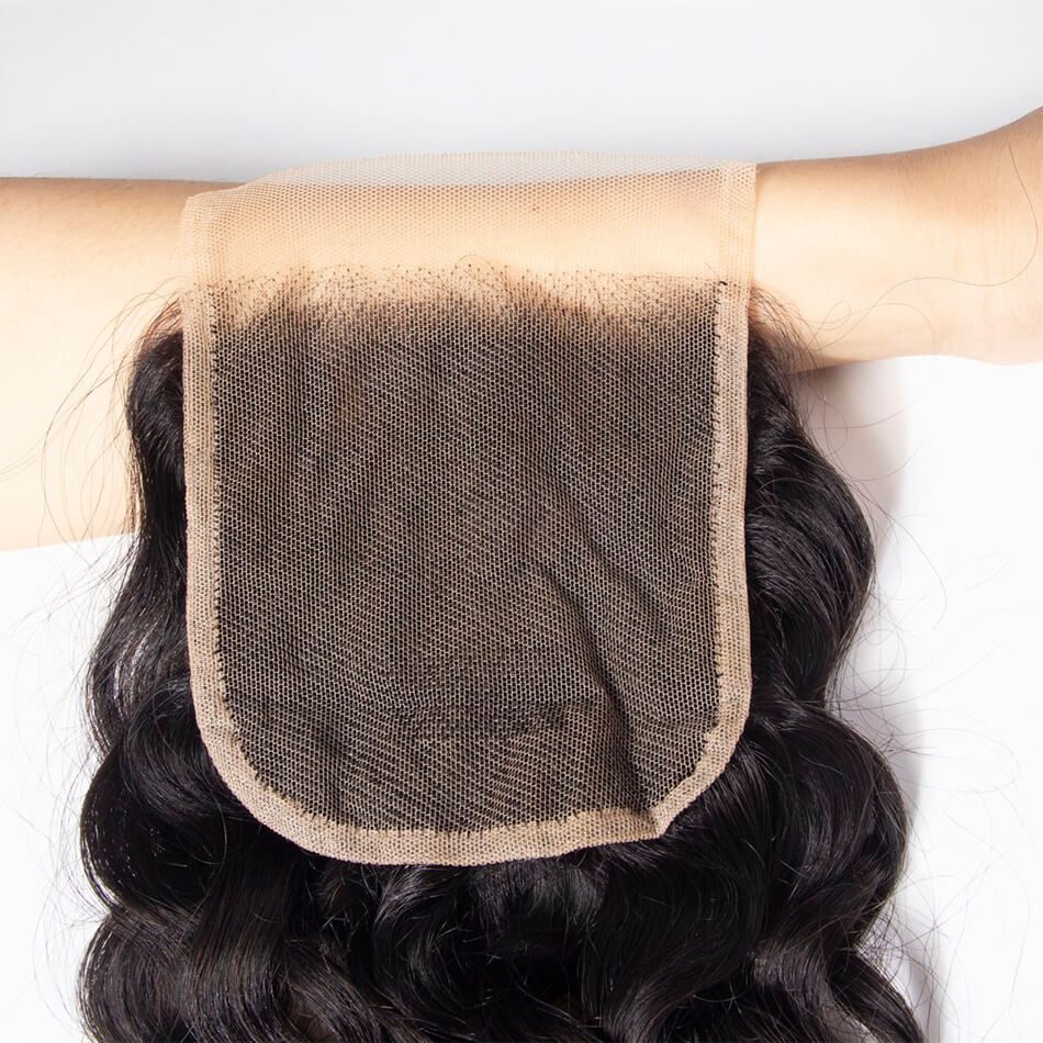Water Wave 3 Bundles With Transparent Closure 10A Evan Hair Brazilian Wet and Wavy Bundles Transparent Closure - Image 6