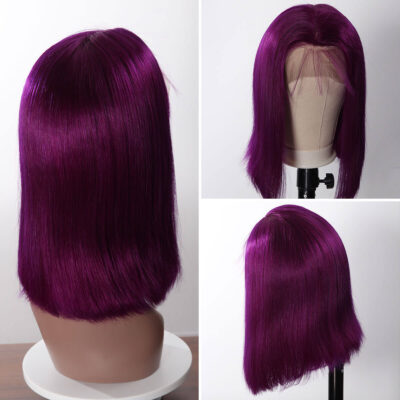 short bob colorful wigs,colorful bob straight front,pink straight front wig,red color wigs,green wig,coloful straight cut bob wig,blue bob wigs,purple bob wig