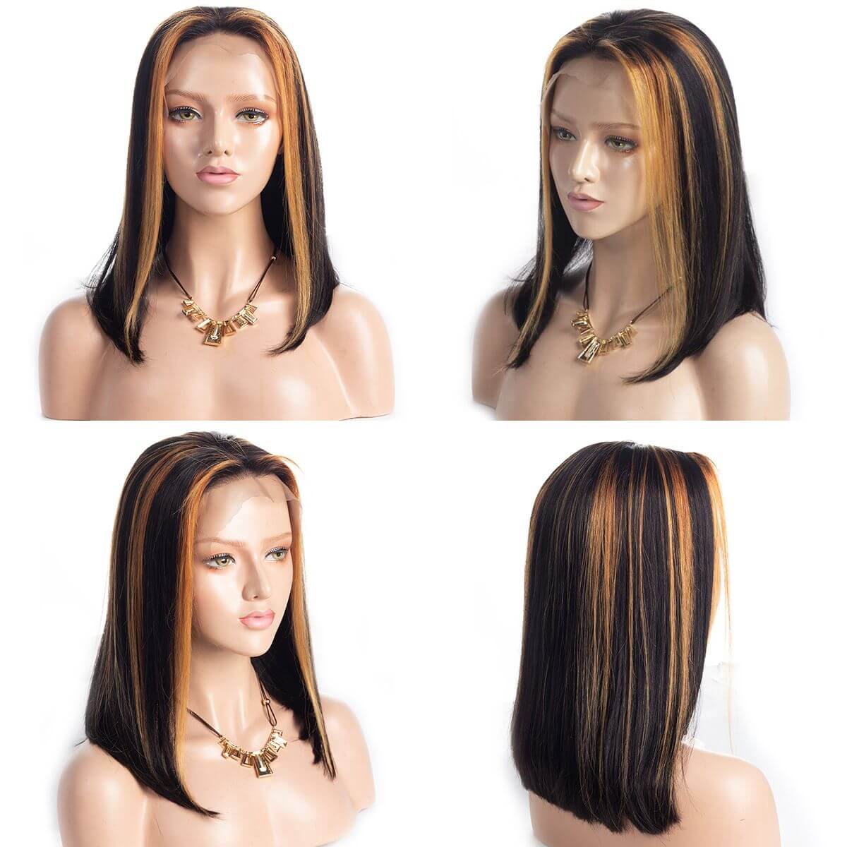 bob highlight wigs,short bob highlight wigs,short highlight bob wigs,highlight lace front wigs,highlight colort bob wig,ombre highlight bob wig