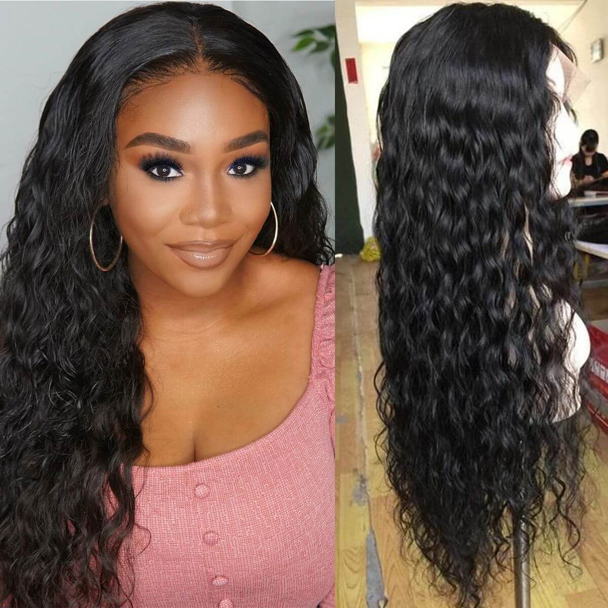 360 water wave wig,360 water lace wig,360 water wave frontal wigs,water wave 360 lace frontal wigs,water wave lace front wig,360 lace front wig,wet and wavy 360 front wig