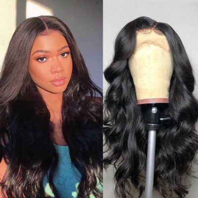 360 Body Wave Lace Frontal Wigs Virgin Brazilian Human Hair 180% Density Pre Plucked - Image 3