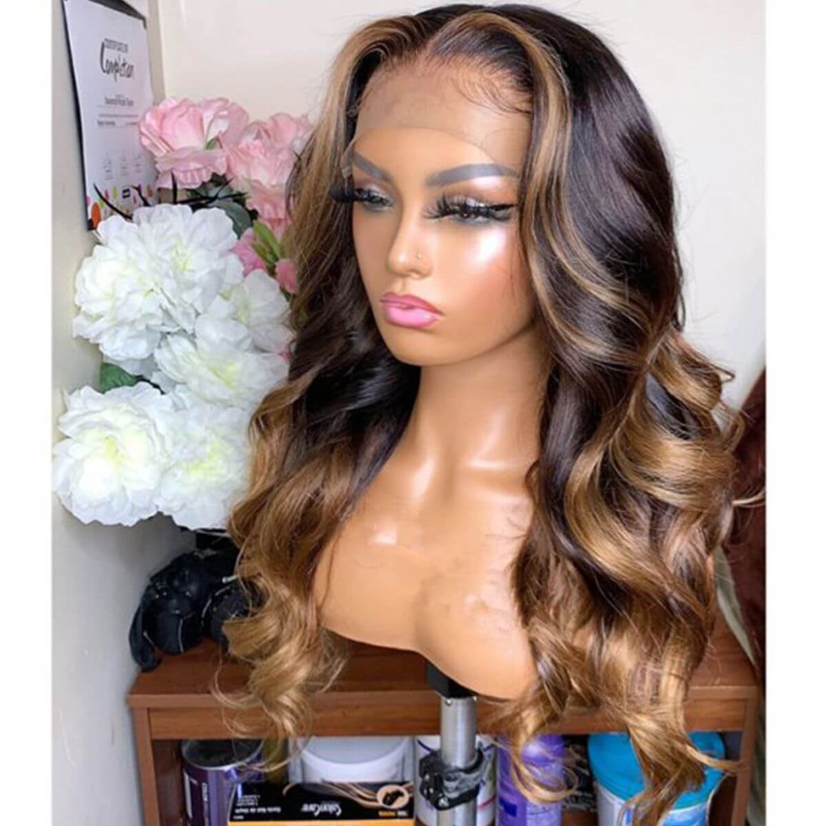 Ombre Body Wave Front Wig,1b 30 Body Front Wig,Ombre Body Front Wig,Highlighted Body Wave Lace Front Wigs,Ombre Brown Body Wave Wig,Ombre Body Wave Lace Front Wig,Cheap Ombre Brown Lace Front Wigs