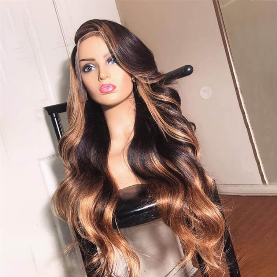Ombre Body Wave Front Wig,1b 30 Body Front Wig,Ombre Body Front Wig,Highlighted Body Wave Lace Front Wigs,Ombre Brown Body Wave Wig,Ombre Body Wave Lace Front Wig,Cheap Ombre Brown Lace Front Wigs