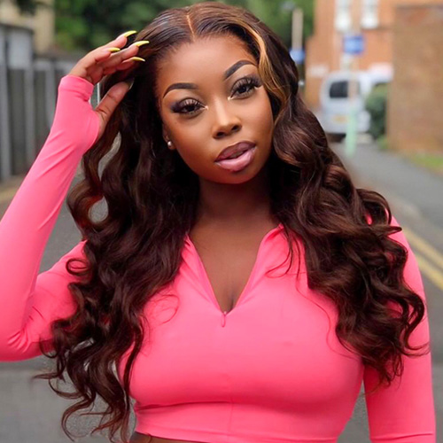 Highlighted Hair Wig