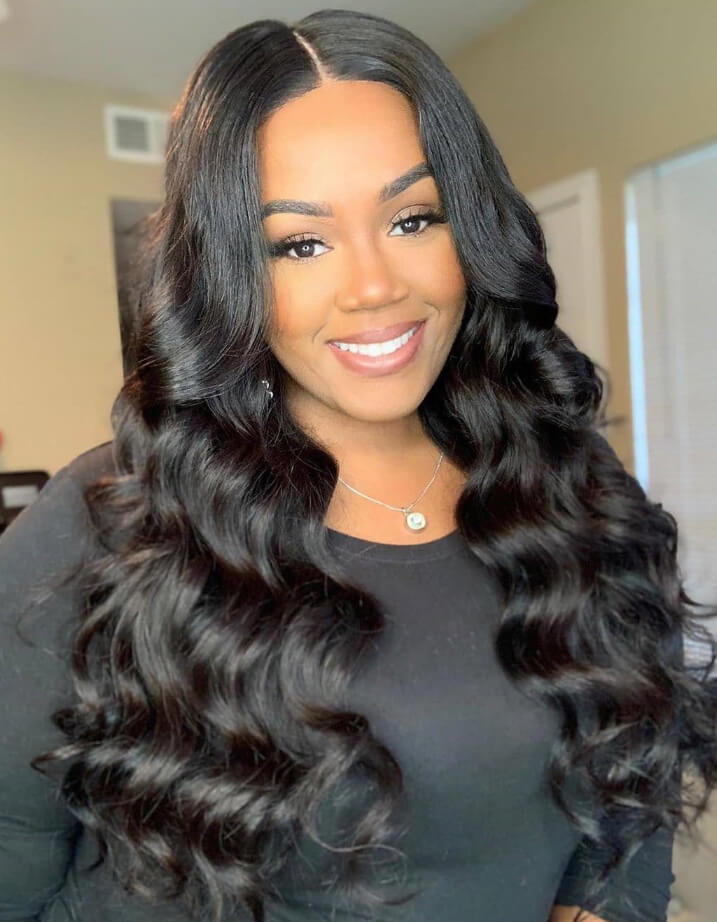 body wave hairstyle