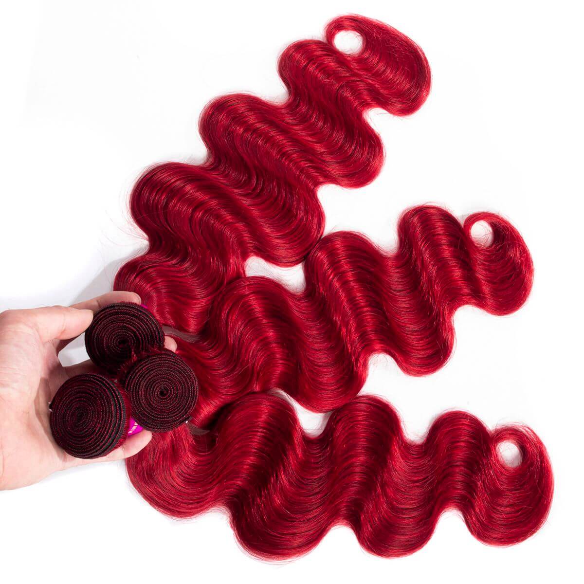 ombre body wave hair,red body wave bundles,red body wave hair,red color hair,red hair,red color body wave,body hair red color,brazilian body hair red color