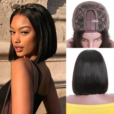 bob straight u part wig,u part wigs bob straight,bob straight u part wigs,bob straight u part wig,2*4 bob straight u part wig,best u part wigs,cheap u part wigs,full machine made wigs