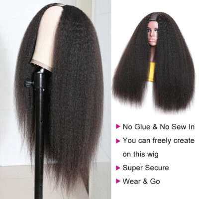 kinky straight u part wig,u part wigs kinky straight hair,kinky straight u part wigs,kinky straight u part wig,2*4 kinky straight u part wig,best u part wigs,cheap u part wigs,full machine made wigs