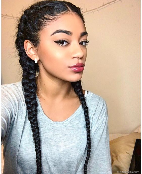 Slicked back high ponytail