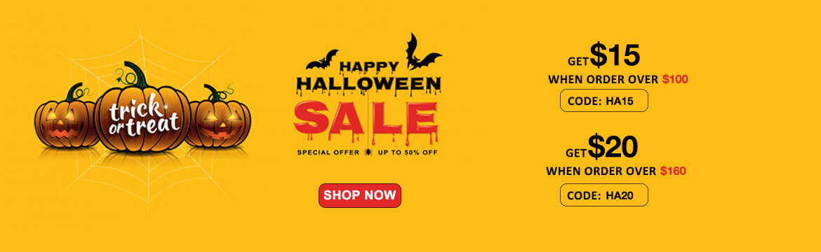 Halloween Human Hair Banner 