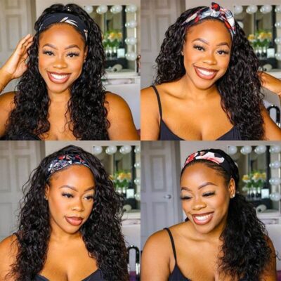 water wave headband wigs,wet and wavy headband wigs,headbands wigs water wave,water wave hair headband wig,best water wave headband wigs,cheap deep wave headband wigs,full machine made wigs
