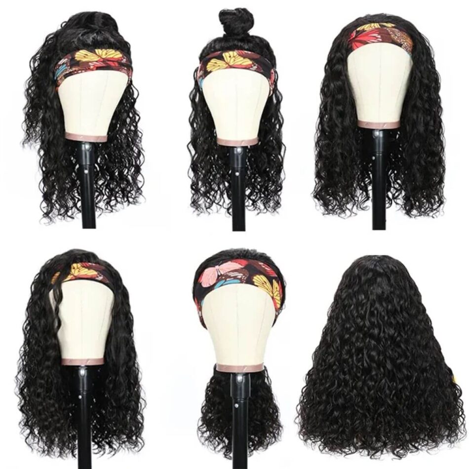 water wave headband wigs,wet and wavy headband wigs,headbands wigs water wave,water wave hair headband wig,best water wave headband wigs,cheap deep wave headband wigs,full machine made wigs