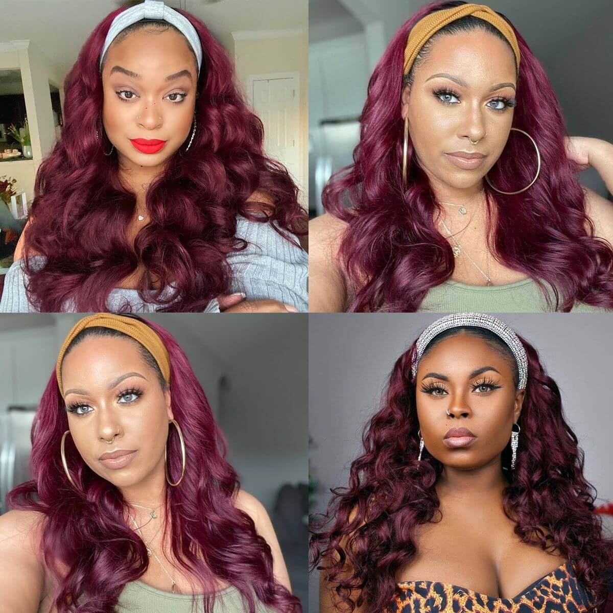 99j headband wig,burgundy color headhand wig,body 99j headband wigs,body wave 99j headband wig,best headband wigs,cheap headband wigs,full machine made wigs