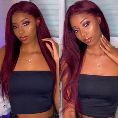99j lace wig,burgundy color lace wig,straight hair 99j lace wigs,straight hair 99j 5*5 wig,best lace wigs,cheap lace wigs,99j lace straight hair wigs
