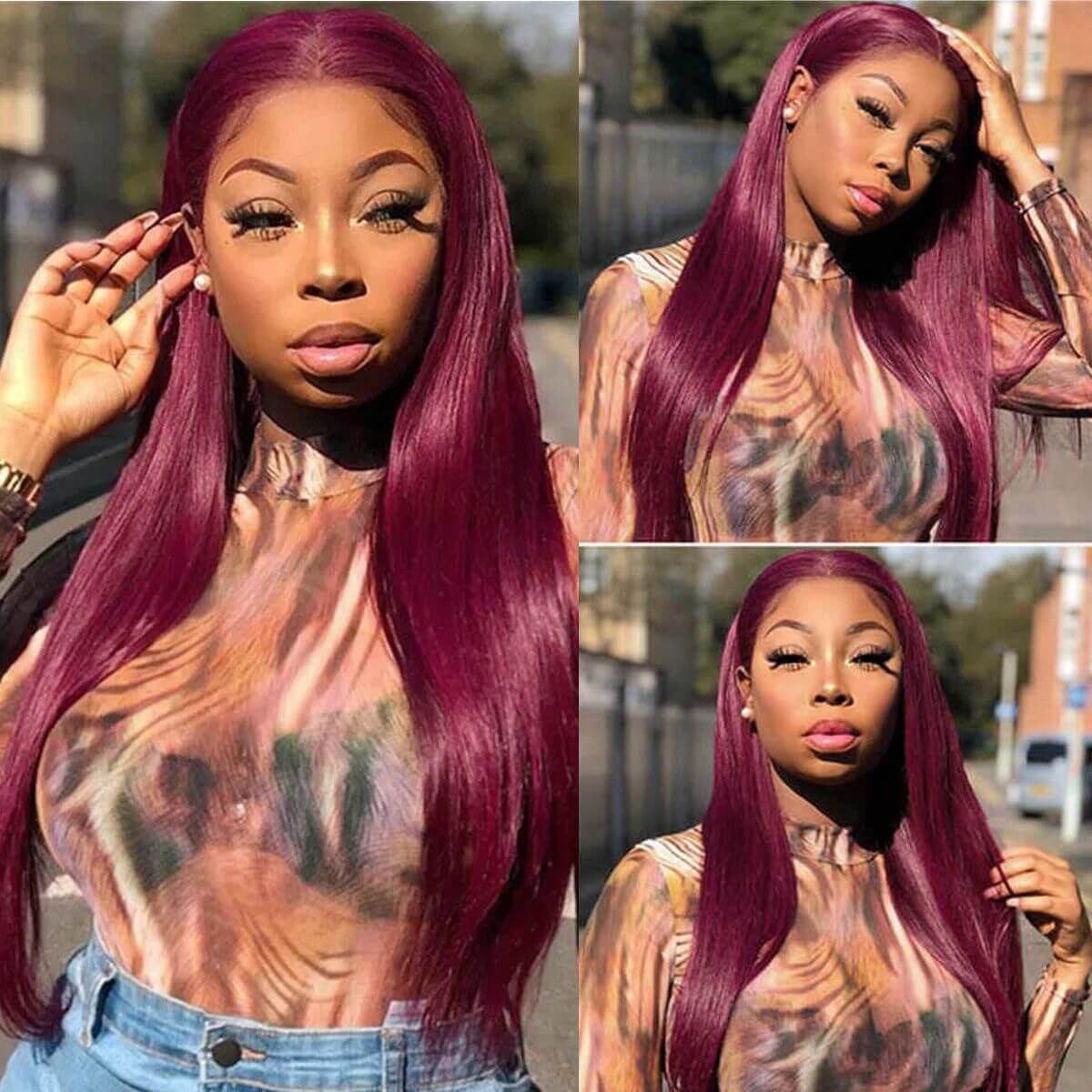 99j lace wig,burgundy color lace wig,straight hair 99j lace wigs,straight hair 99j 5*5 wig,best lace wigs,cheap lace wigs,99j lace straight hair wigs