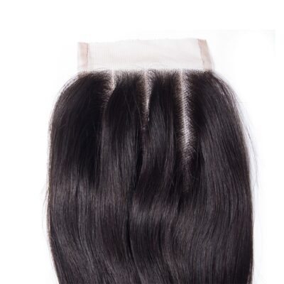Evanhair 4x4 lace closure straight human hair free part 10-22 inch