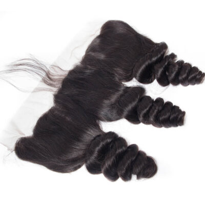 Evanhair Loose Wave Hair 13x4 Lace Frontal With Baby Hair – 100% Human Hair, Pre-Plucked & Natural Look