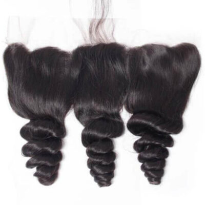 Evanhair Loose Wave Hair 13x4 Lace Frontal With Baby Hair – 100% Human Hair, Pre-Plucked & Natural Look