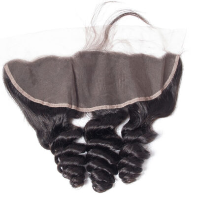 Evanhair Loose Wave Hair 13x4 Lace Frontal With Baby Hair – 100% Human Hair, Pre-Plucked & Natural Look