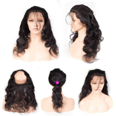 Brazilian Body Wave Hair 3 Bundles With 360 Frontal 10A 100% Virgin Human Hair Body Wave 360 Frontal - Image 9